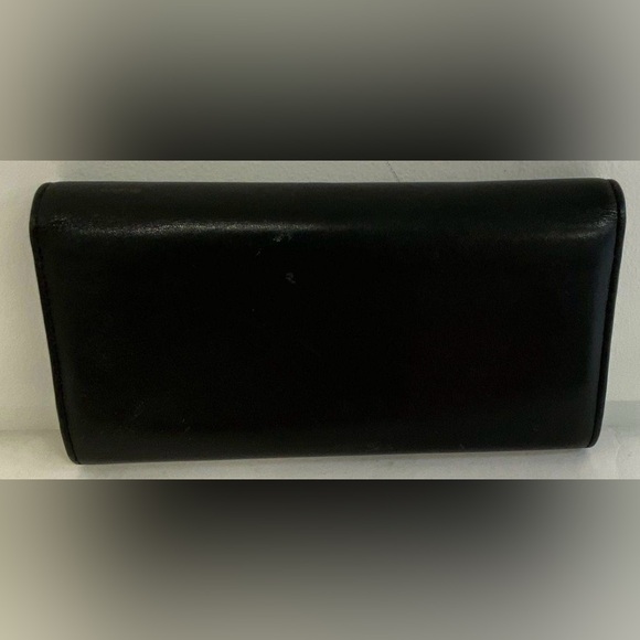 MCM Leather Crossbody Clutch Black Box Dust Bag Cards - Picture 9 of 15